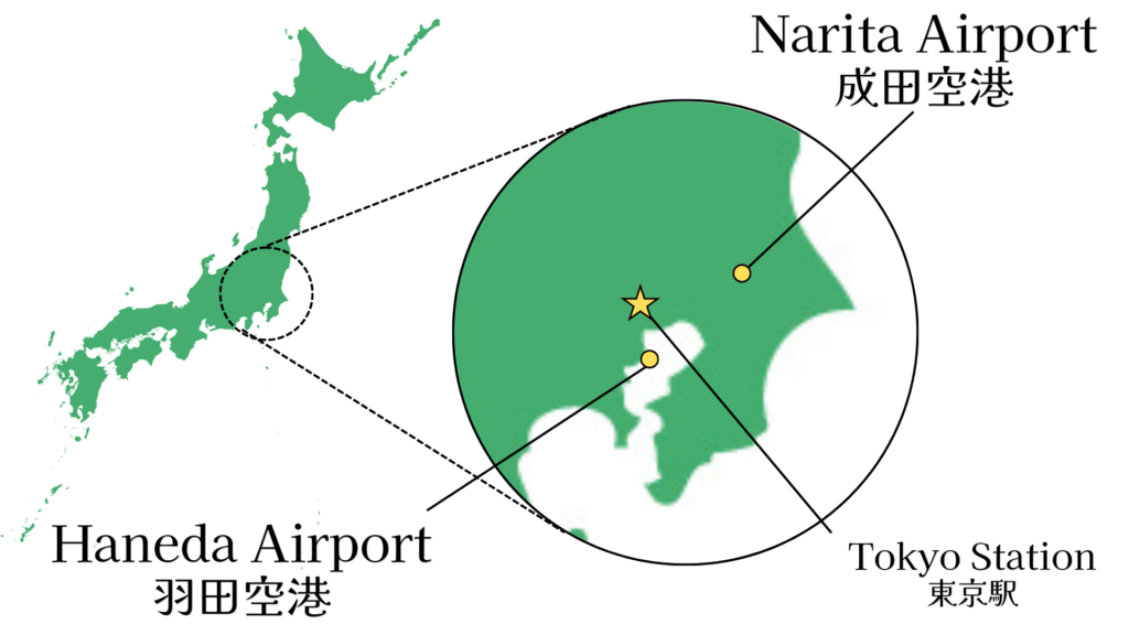 Narita and Haneda airport